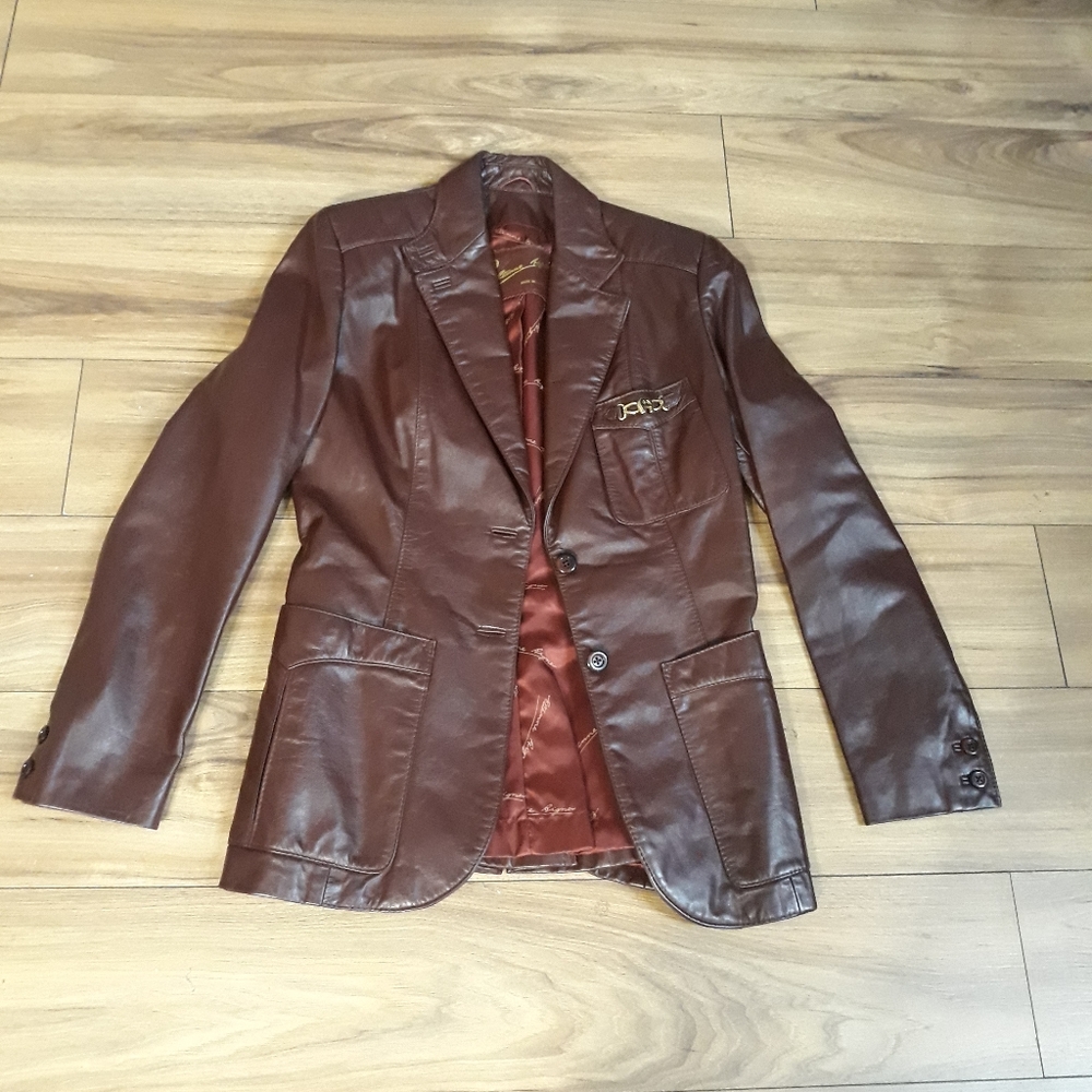 Etienne aigner Leather Jacket - Picture 7 of 9